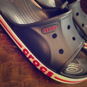 Crocs bayaband slide navy/pepper, m6/w8 Unisex